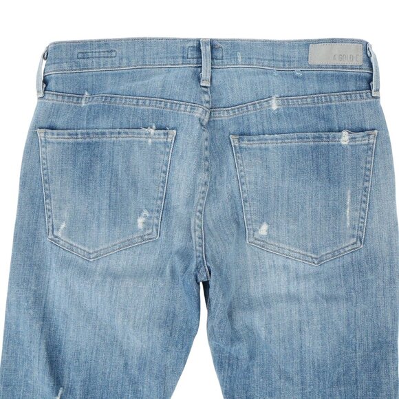AGOLDE Isabel Slim Boyfriend Distressed Denim Jeans 26 - Picture 6 of 7